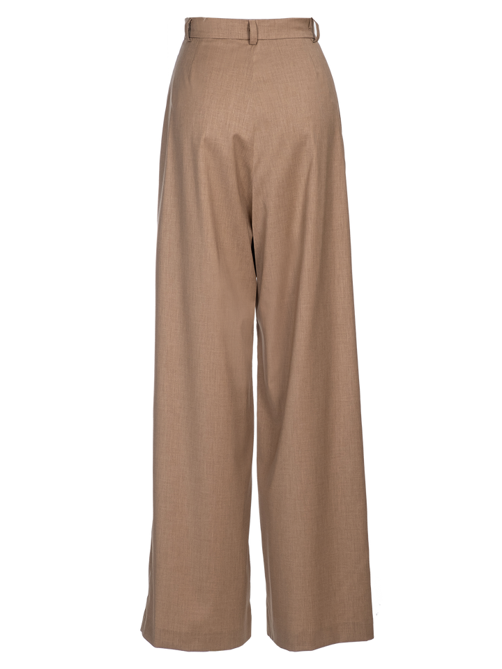 Natasha Zinko High-waisted Wide-leg Wool Trousers