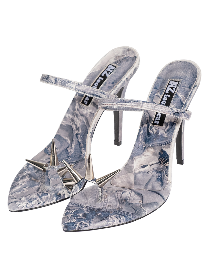 Natasha Zinko Jeans Spike Heels