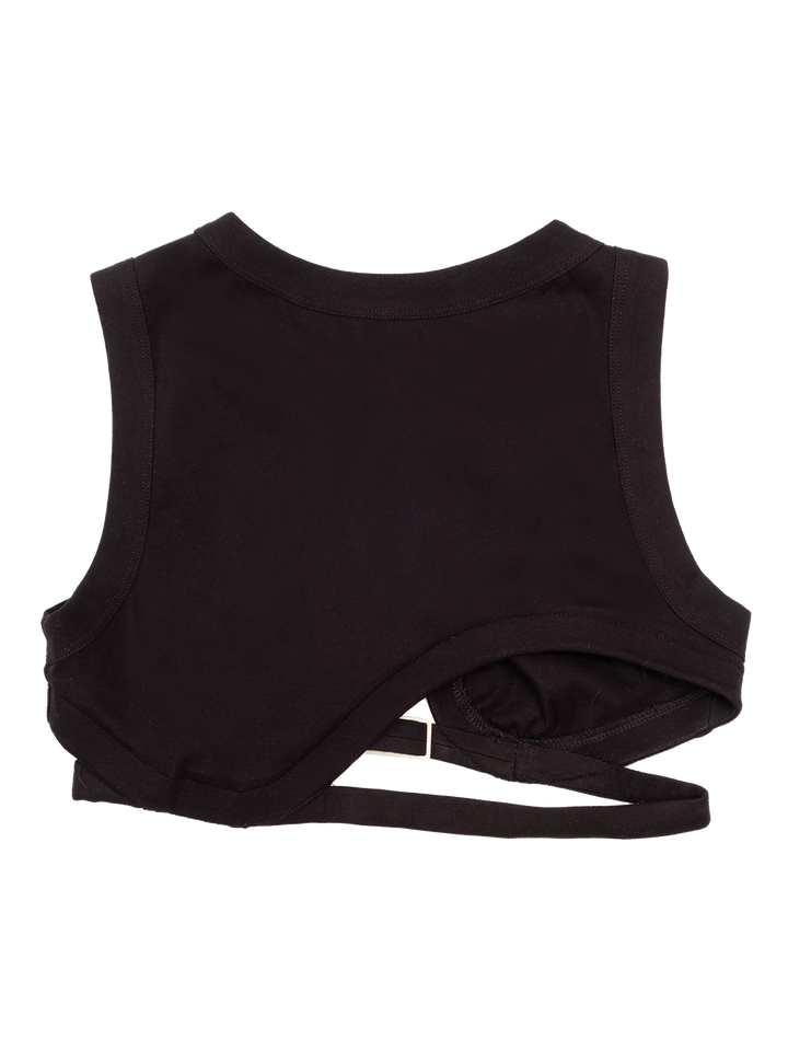 Natasha Zinko Jersey Cut Out Top