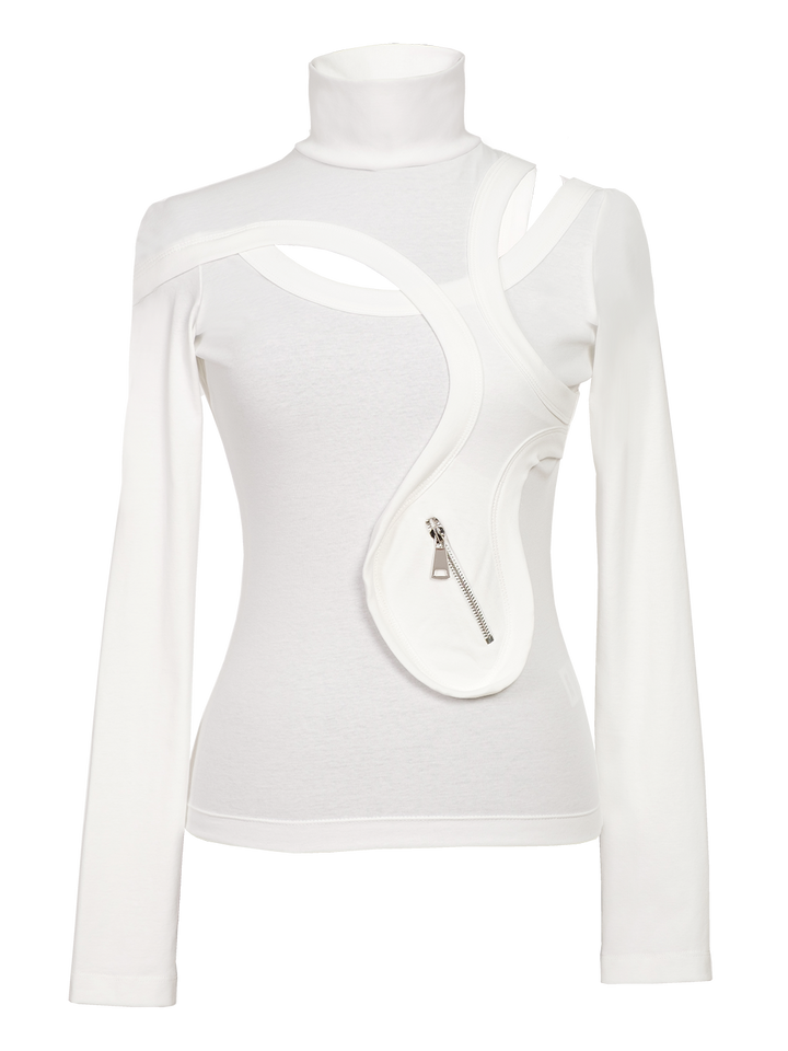 natasha zinko Jersey LS Top