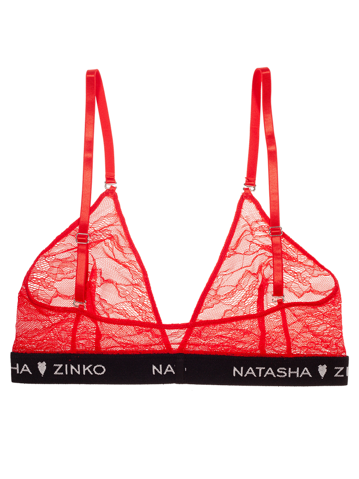 Natasha Zinko Lace Embroidered Bralette