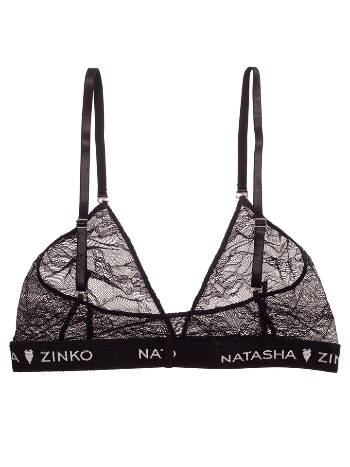 Natasha Zinko Lace Embroidered Bralette