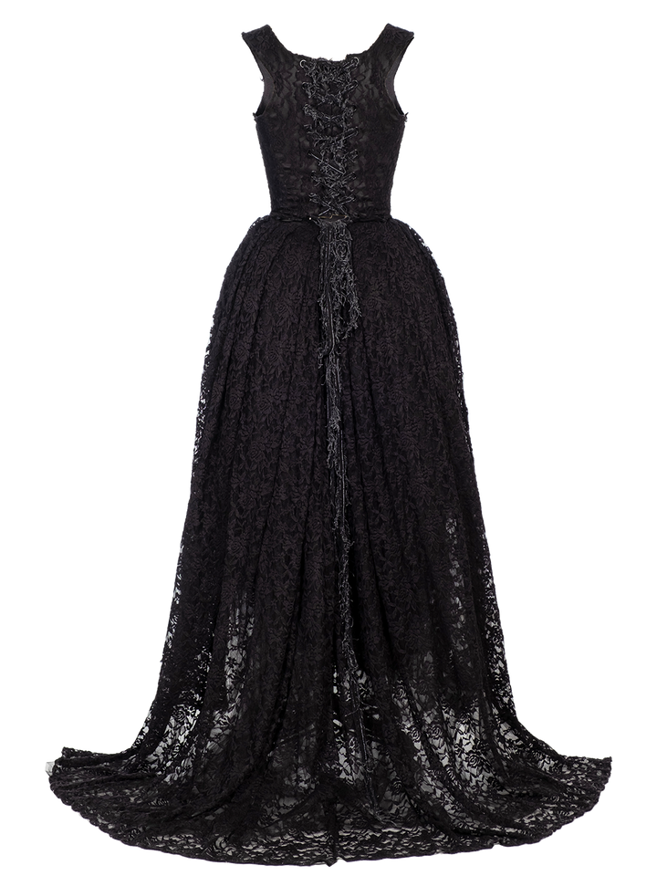 Natasha Zinko Lace Puff Maxi Dress