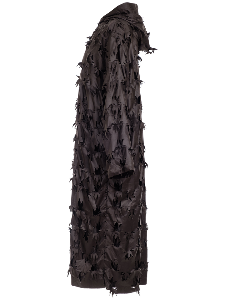 Natasha Zinko Laser Cut Leaves Raincoat