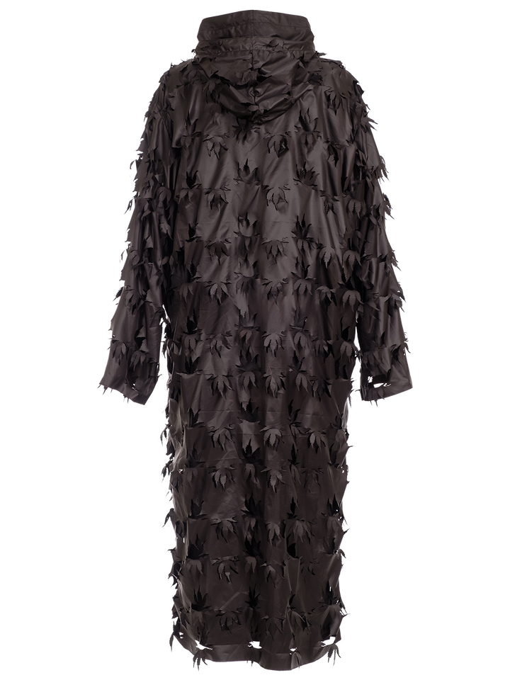 Natasha Zinko Laser Cut Leaves Raincoat