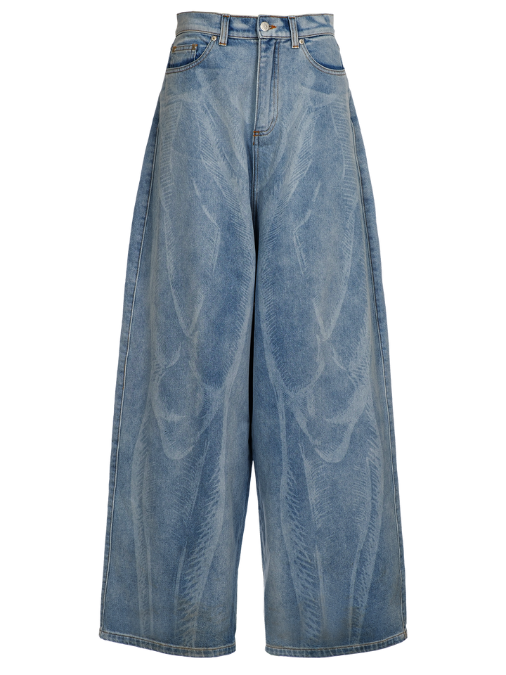 Natasha Zinko Laser Etched Jeans