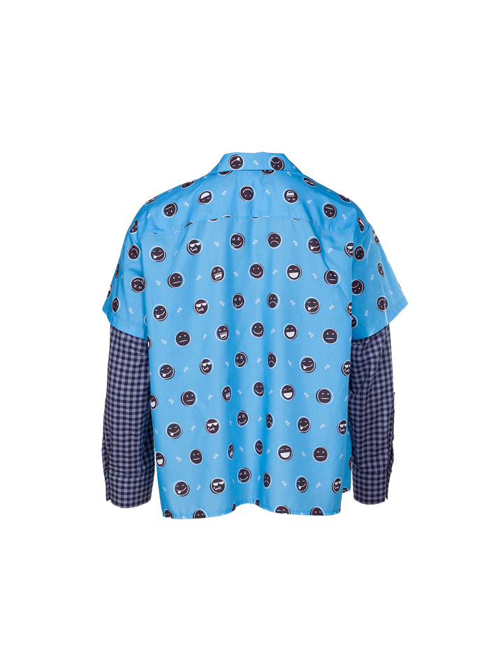 Natasha Zinko Layered Contrast-print Shirt