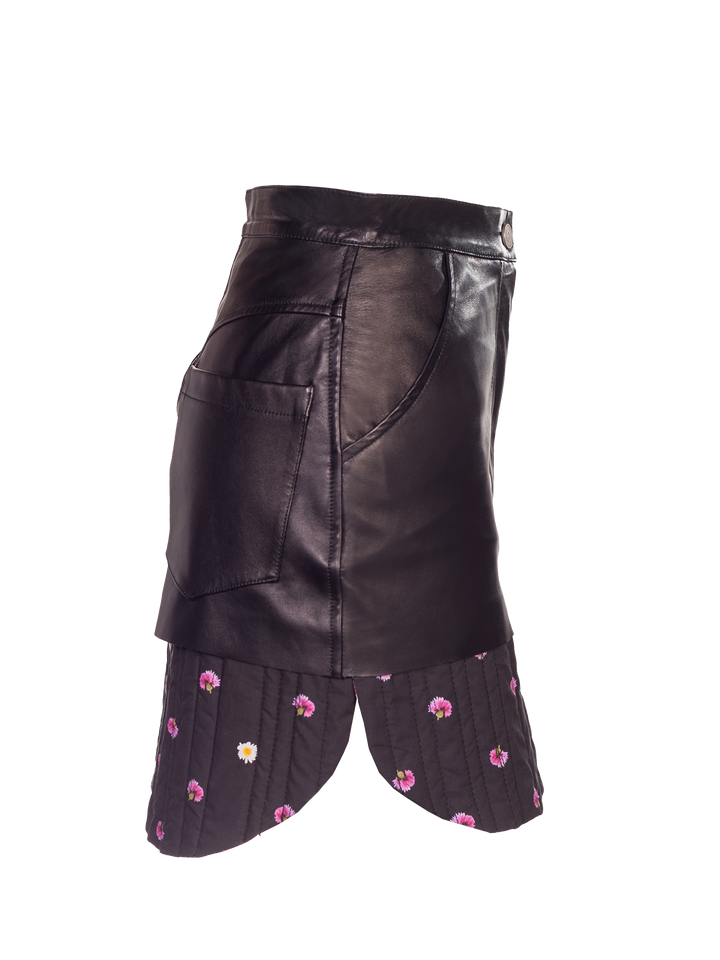 natasha zinko Leather Mini Skirt