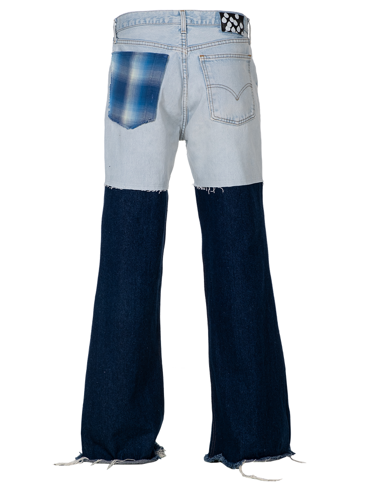 Natasha Zinko Light-wash Patched Jeans