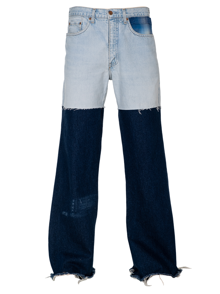 Natasha Zinko Light-wash Patched Jeans