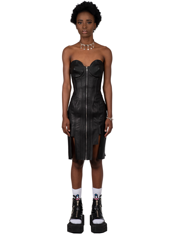 Natasha Zinko Little Leather Dress