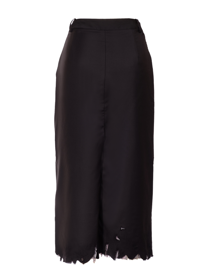 Natasha Zinko Long Destroyed Office Skirt