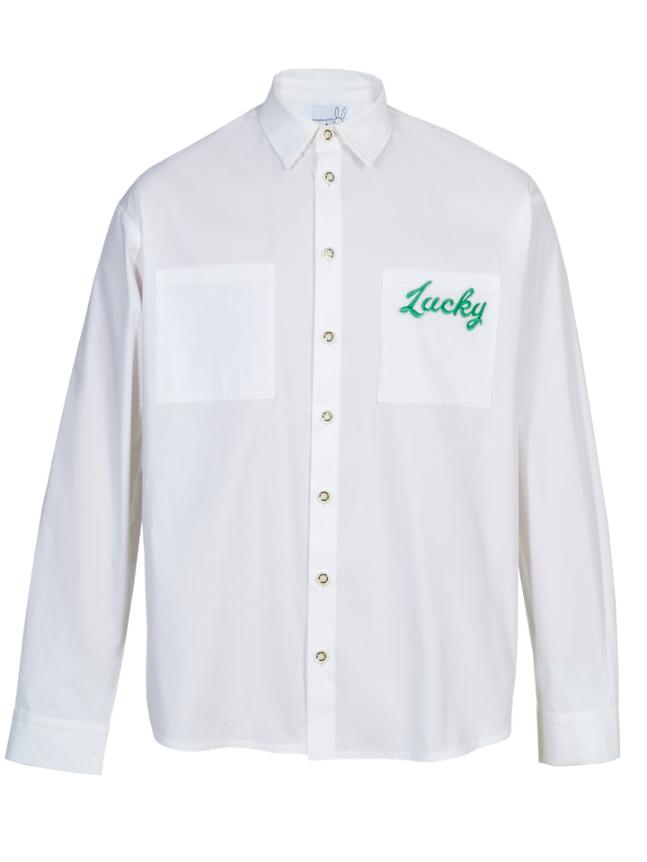 natasha zinko Lucky-print Button-up Shirt