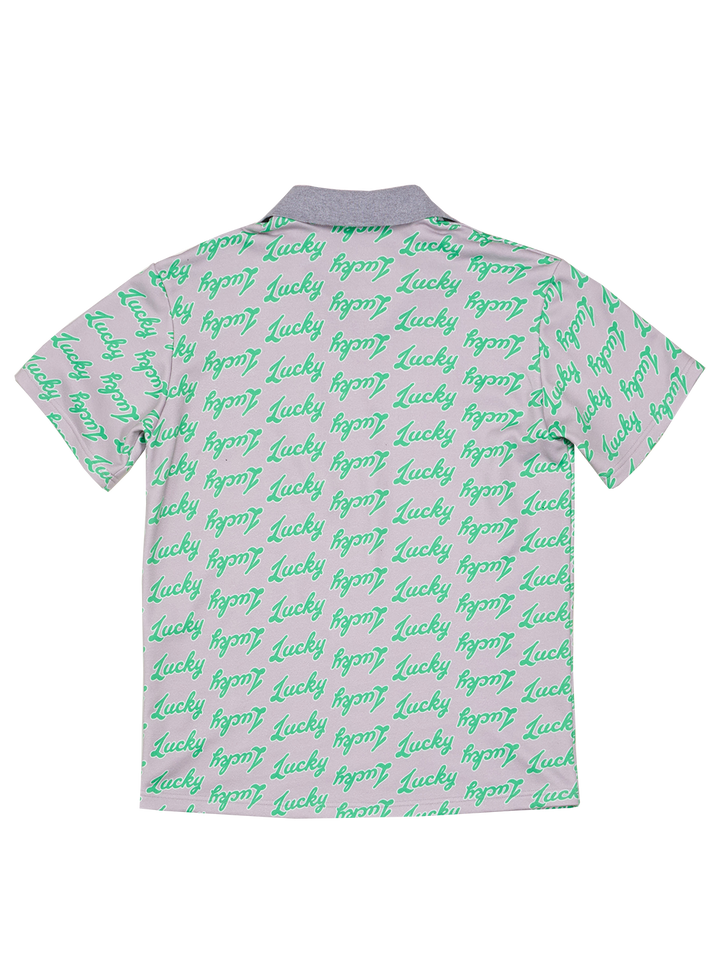 Natasha Zinko Lucky Print T-Shirt With Collar