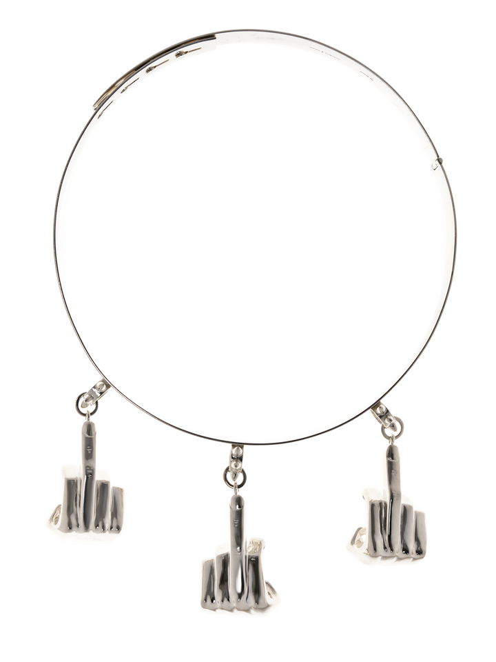 Natasha Zinko Middle Finger Chocker