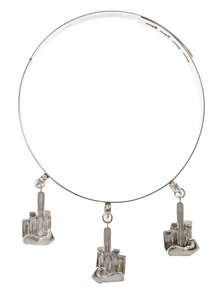 Natasha Zinko Middle Finger Chocker