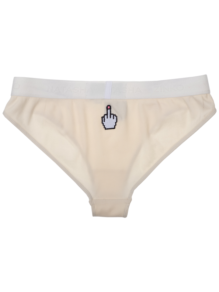 Natasha Zinko Middle Finger Panties