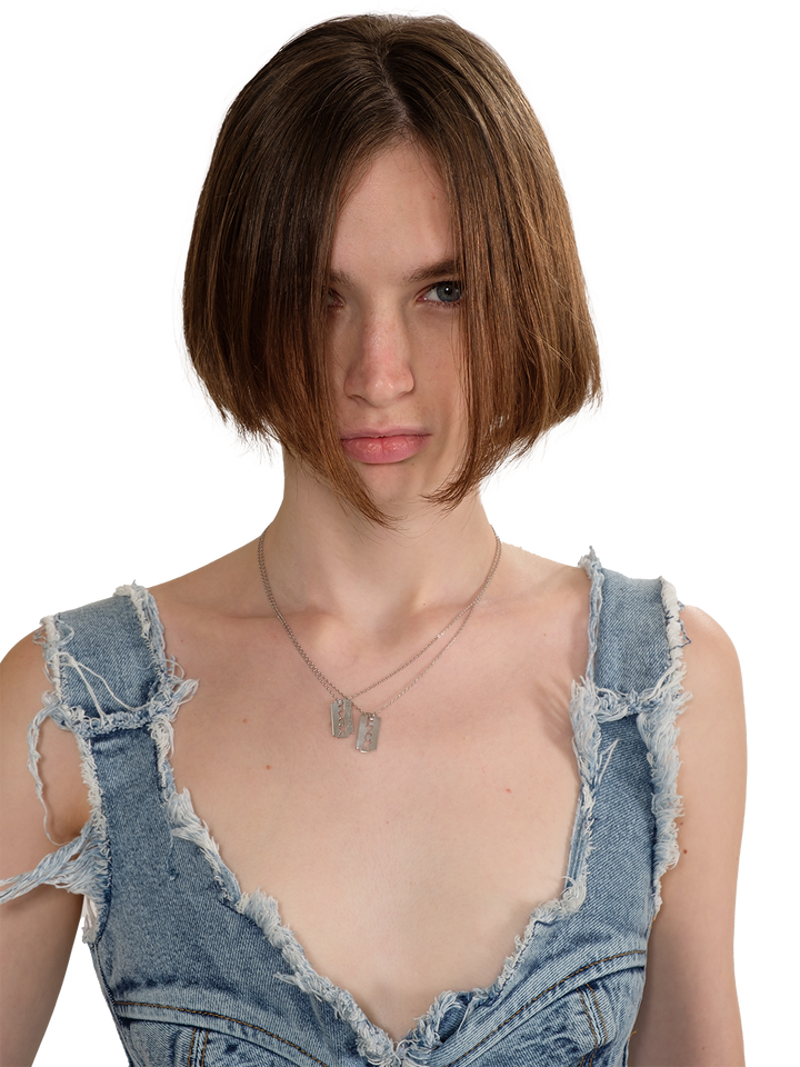 Natasha Zinko Mini Blade F*ck Necklace