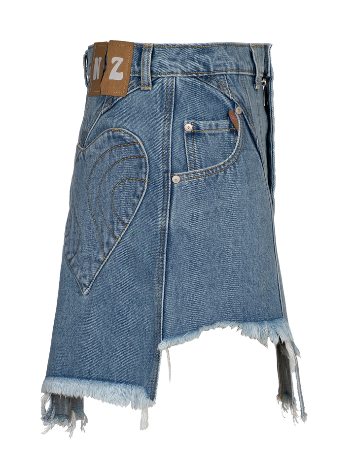 Natasha Zinko Mini Denim Skirt