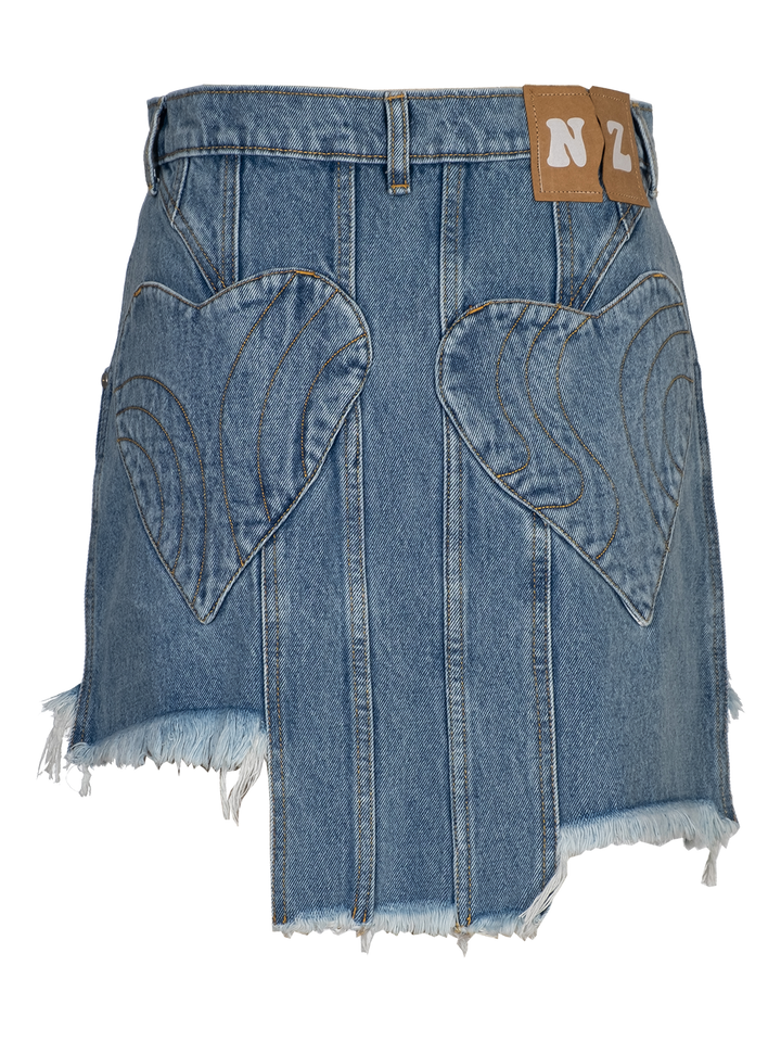 Natasha Zinko Mini Denim Skirt