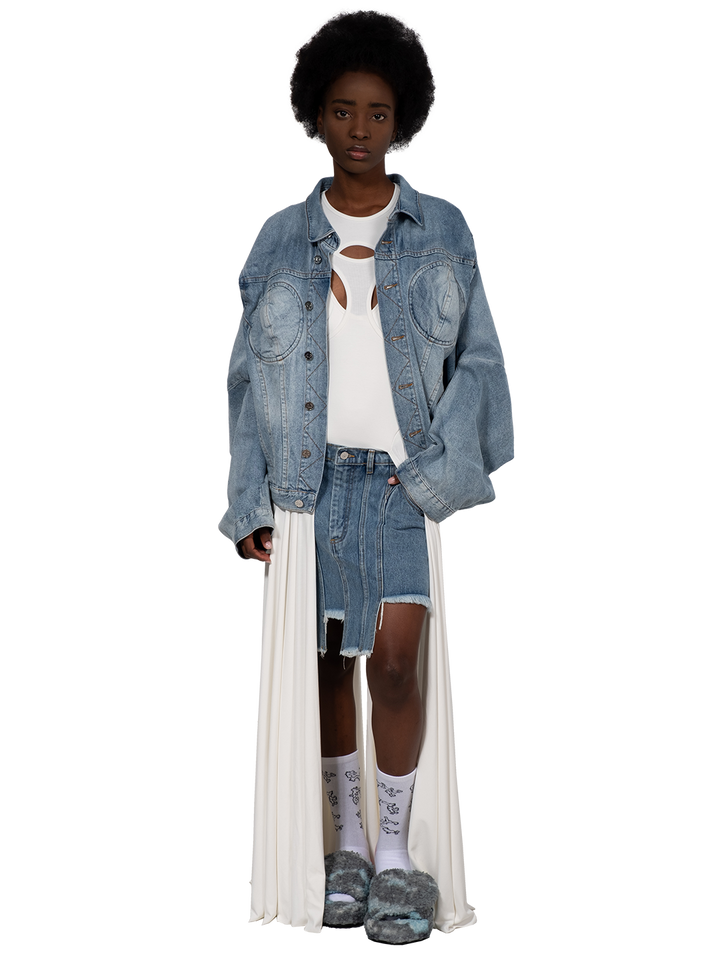 Natasha Zinko Mini Denim Skirt