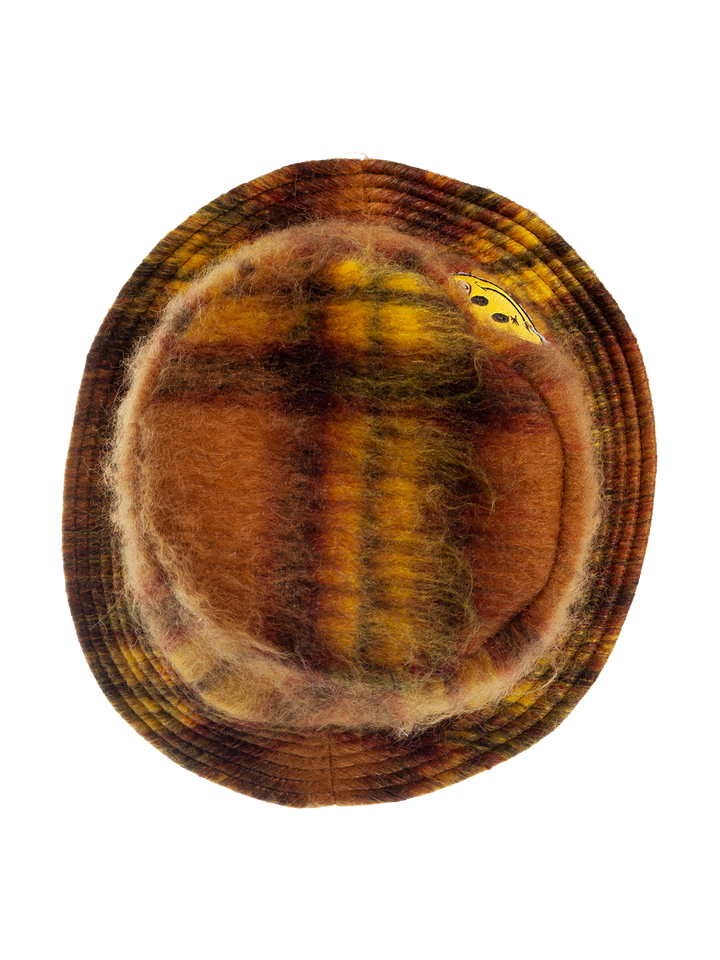 Natasha Zinko Mohair Smiley Bucket Hat