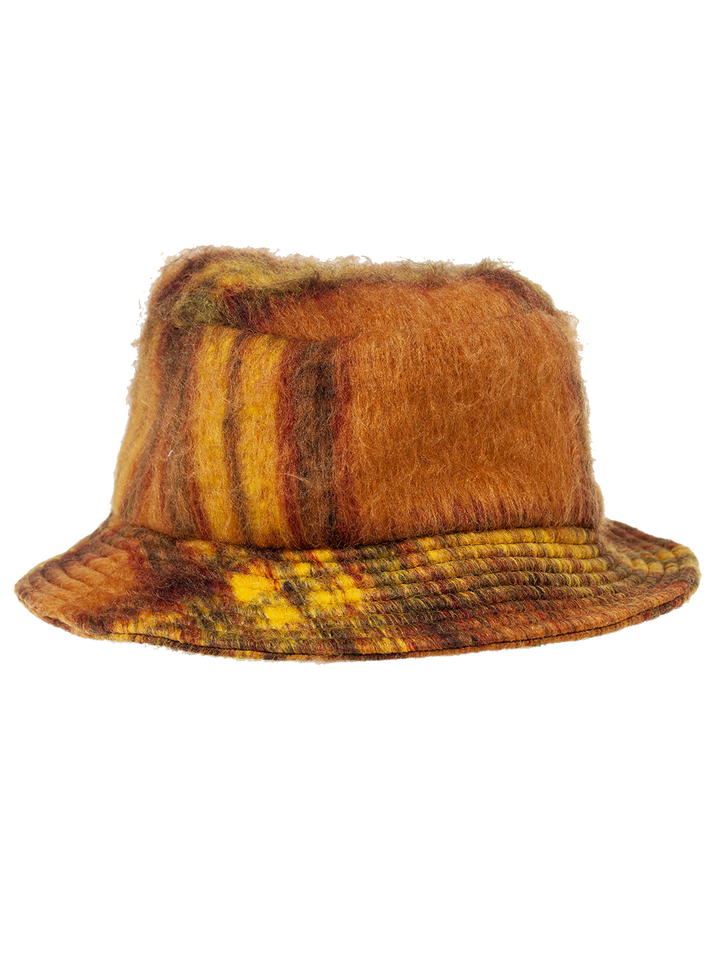 Natasha Zinko Mohair Smiley Bucket Hat