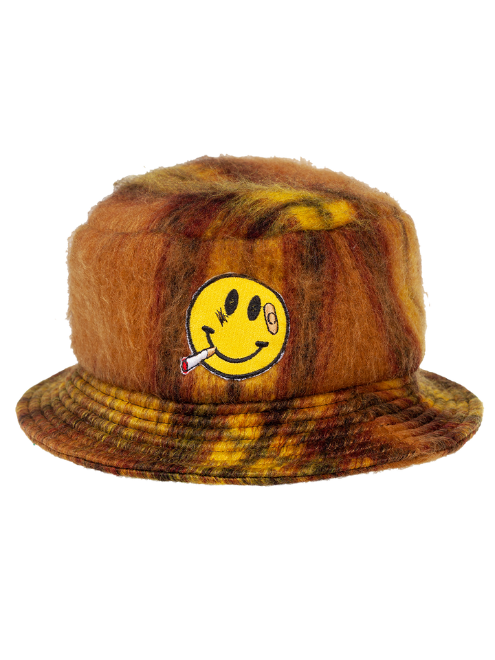 natasha zinko Mohair Smiley Bucket Hat