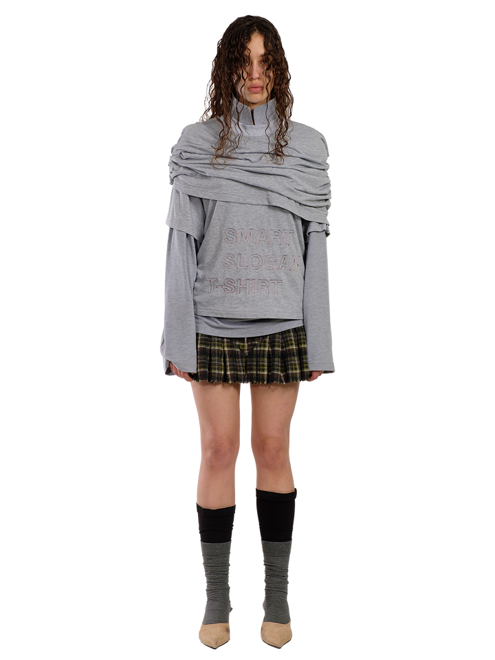 natasha zinko MULTI LAYER LS T-SHIRT