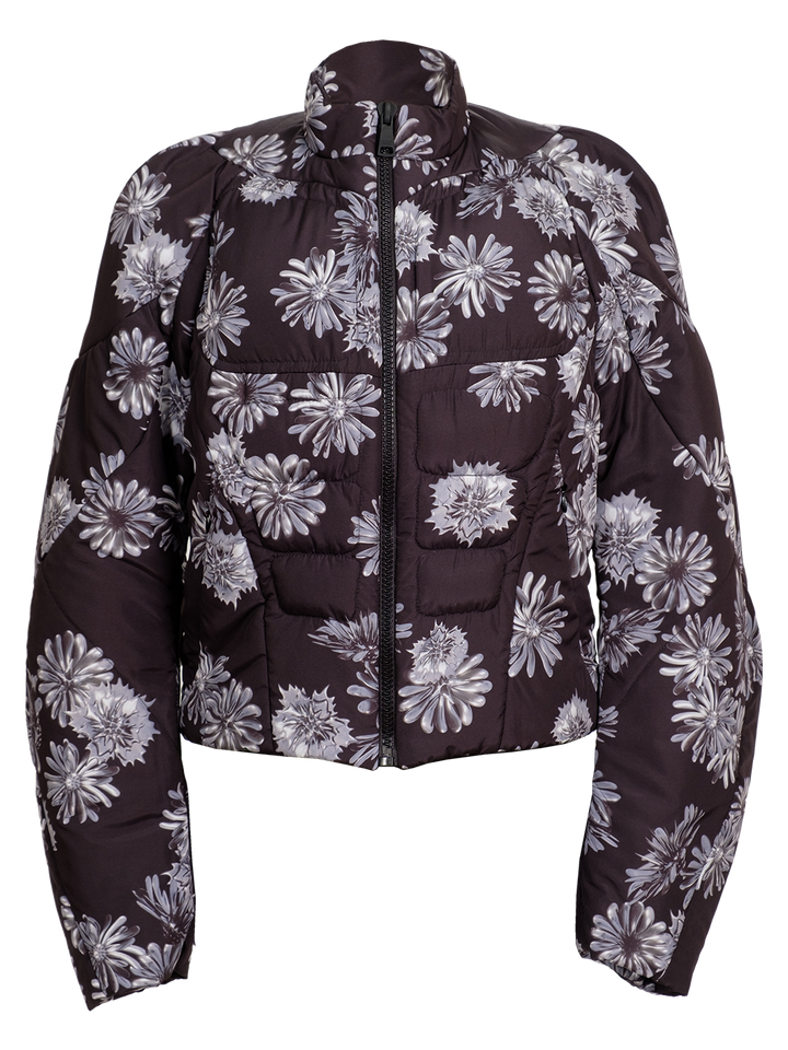 Natasha Zinko MUSCLE FLORAL PRINT PUFFER