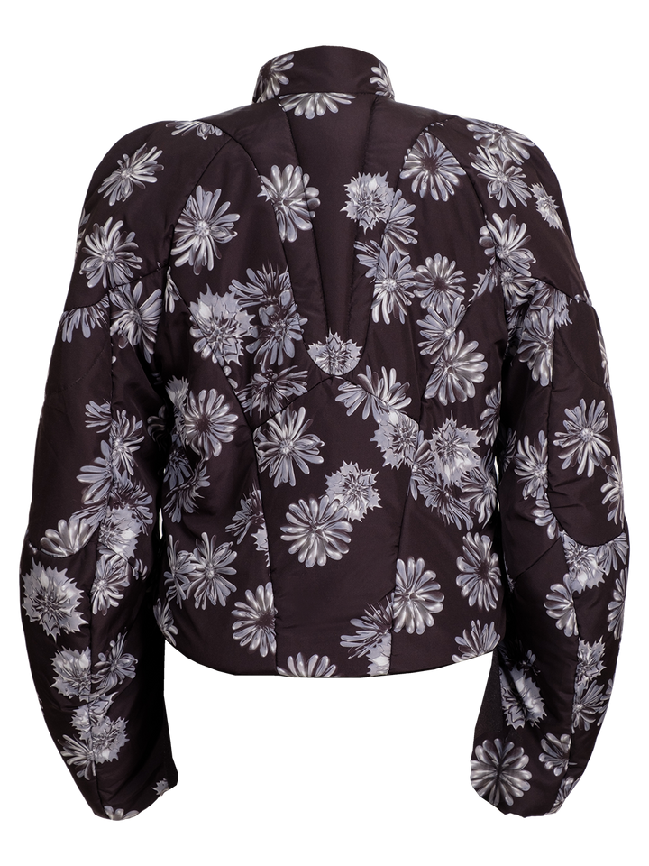 Natasha Zinko MUSCLE FLORAL PRINT PUFFER