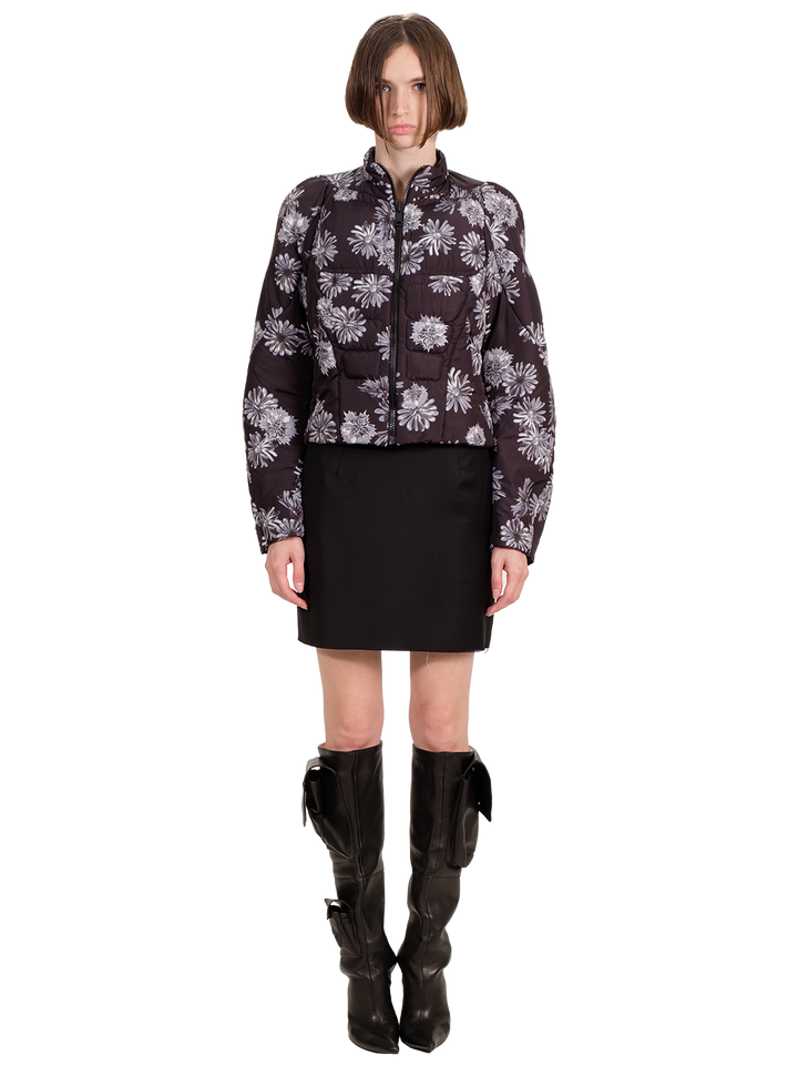 natasha zinko MUSCLE FLORAL PRINT PUFFER