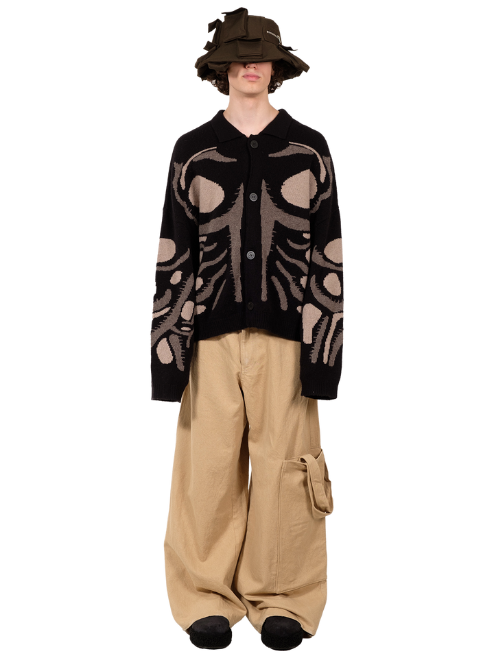 Natasha Zinko Muscle Knitted Cardigan