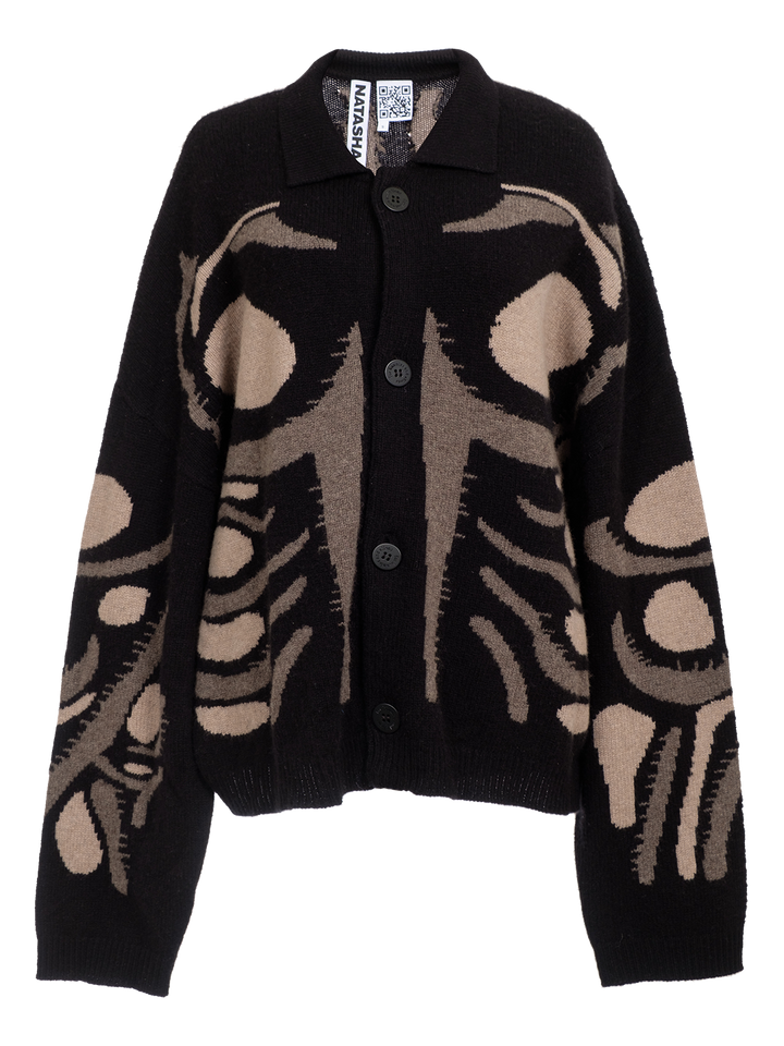 natasha zinko Muscle Knitted Cardigan