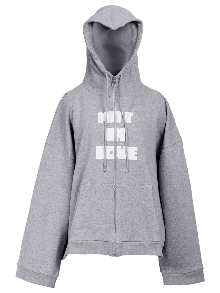 Natasha Zinko Not In Love Heart Hoodie
