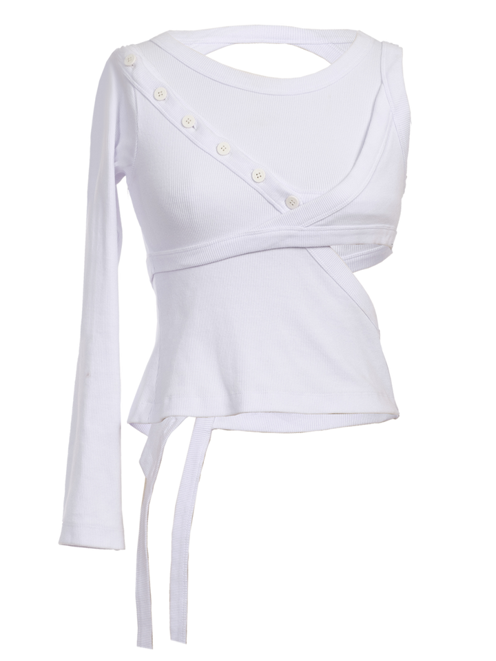 natasha zinko One Sleeve Underwear Top