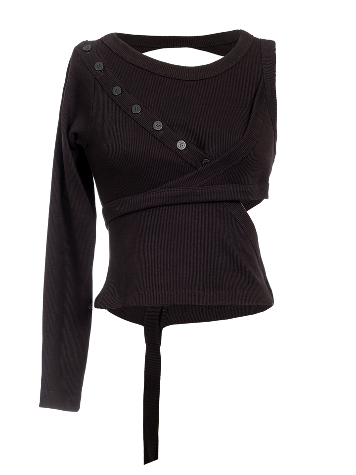 natasha zinko One Sleeve Underwear Top