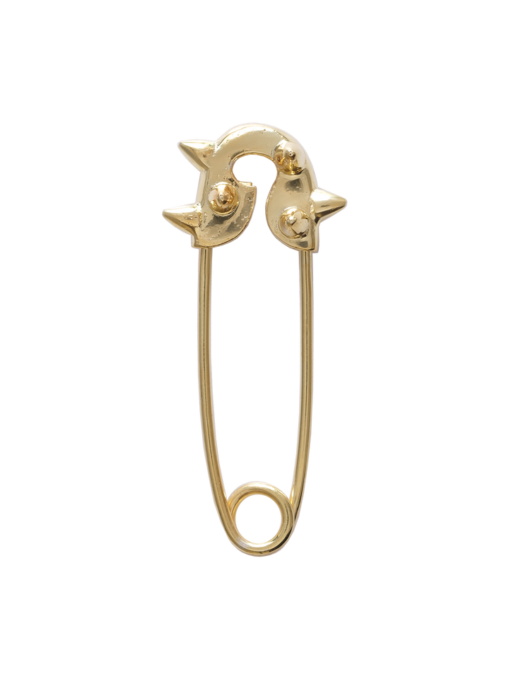 Natasha Zinko Pin Midi Earring Silver