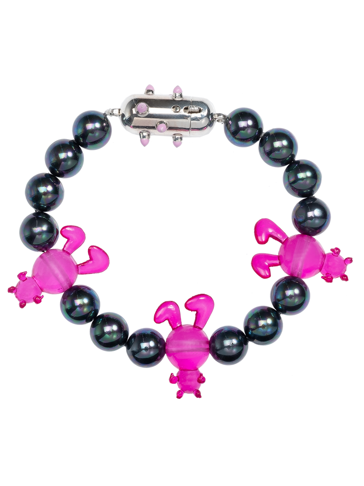 Natasha Zinko Pink Bunnies Bracelet