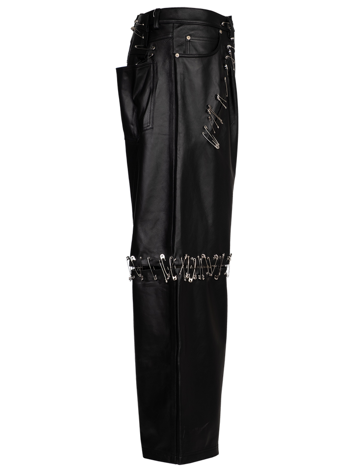 Natasha Zinko Pins Leather Pants