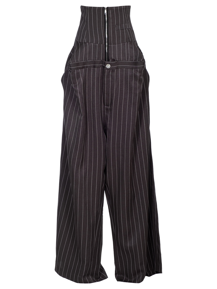 natasha zinko Pinstripe Box Trousers With Corset