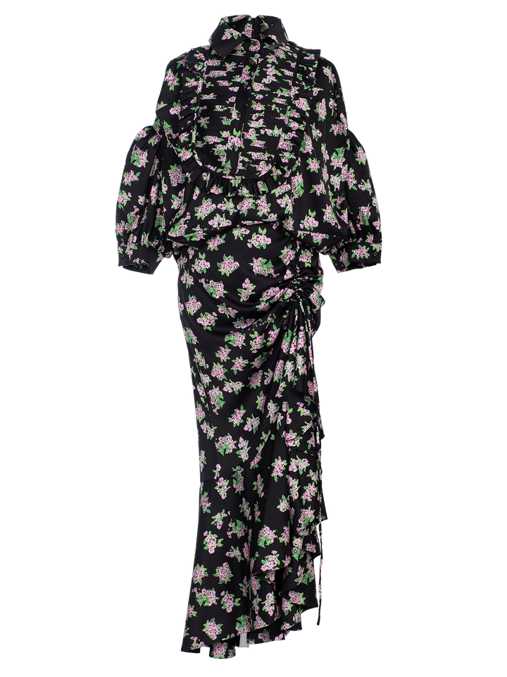 natasha zinko Pixel Flowers-print Box Dress