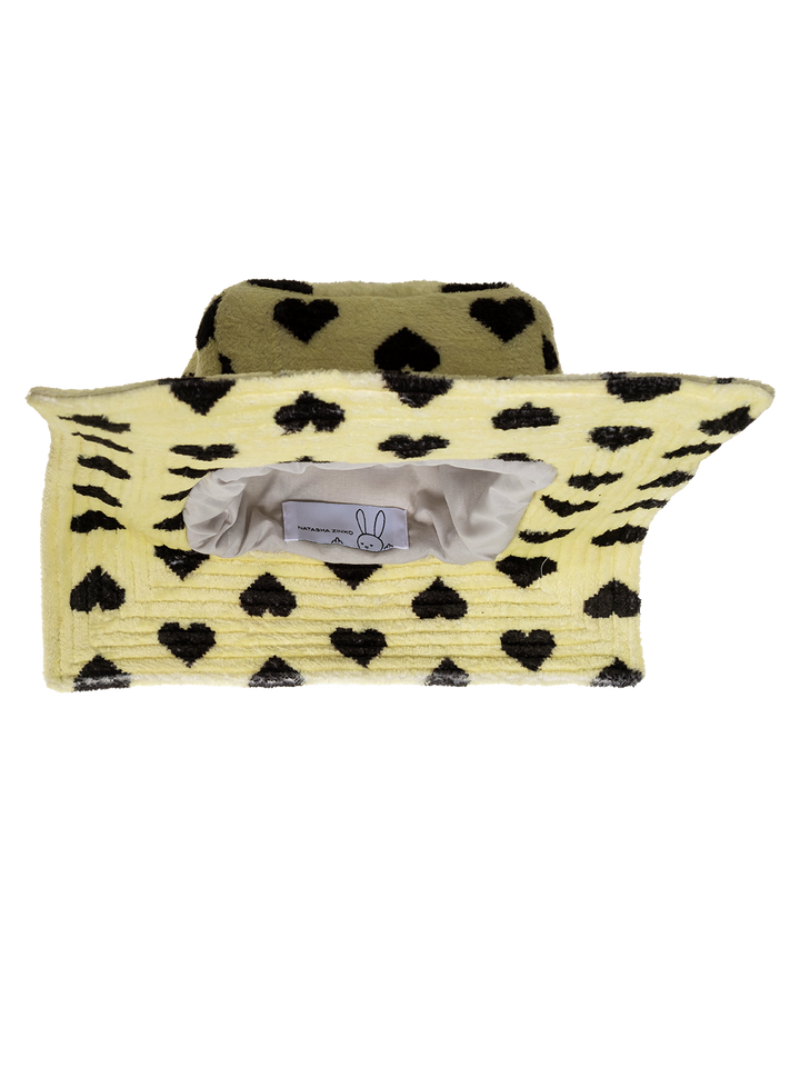 Natasha Zinko Pixel Heart Box Bucket Hat