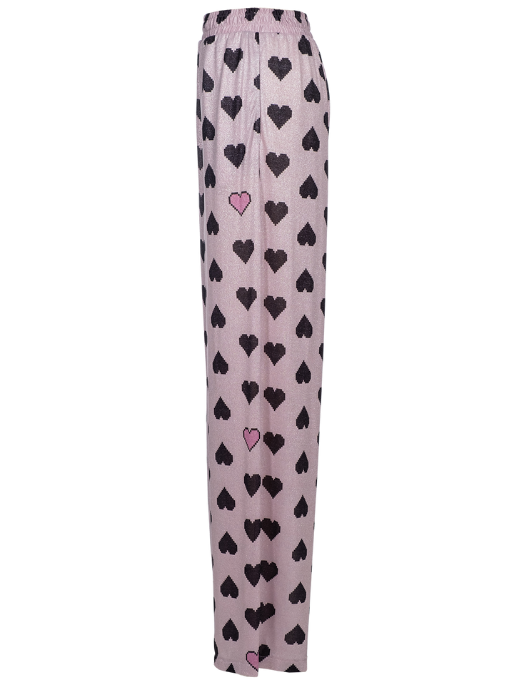 Natasha Zinko Pixel Heart Print Trousers