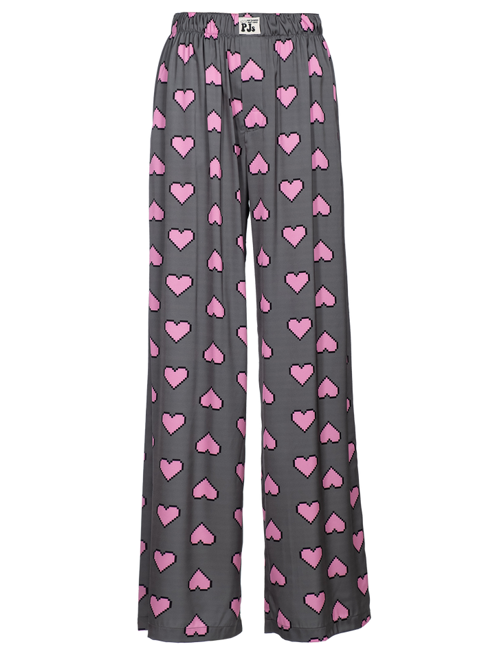 Natasha Zinko Pixel Hearts-print Pyjama Pants
