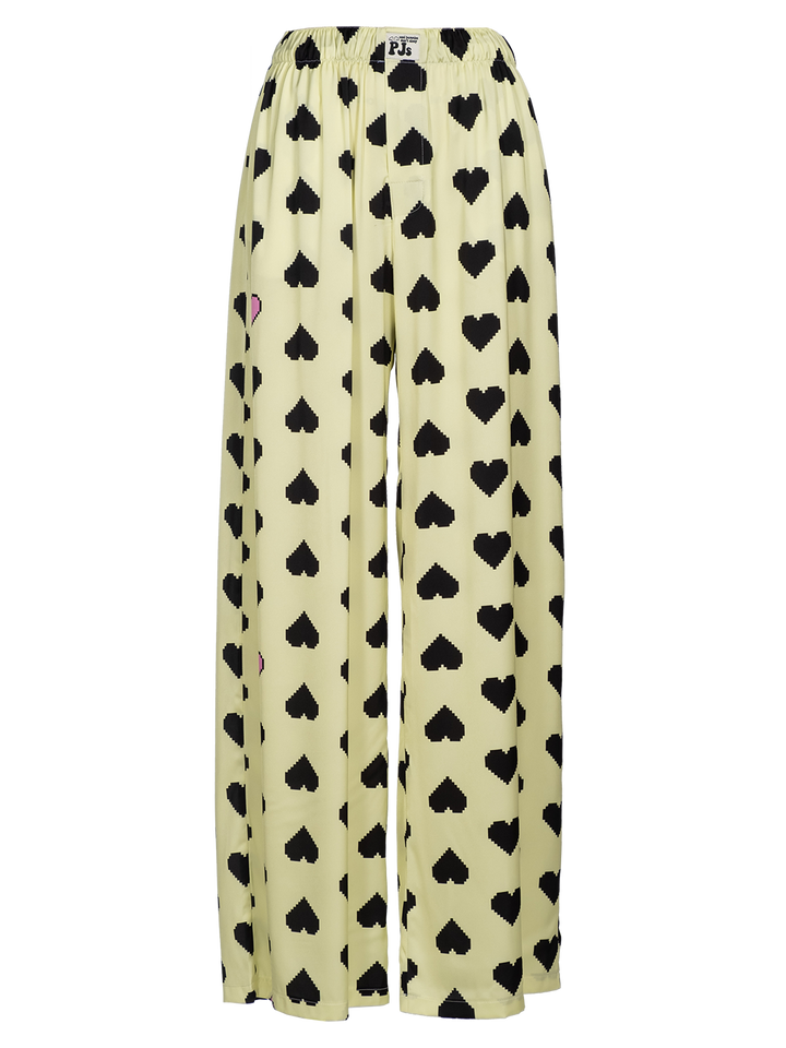 natasha zinko Pixel Hearts-print Pyjama Pants