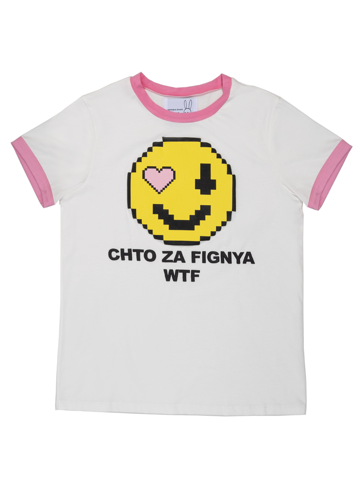 natasha zinko Pixel Smiley T-shirt