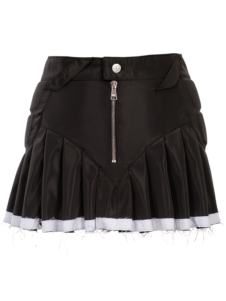 Natasha Zinko PLEATED MOTO SKIRT