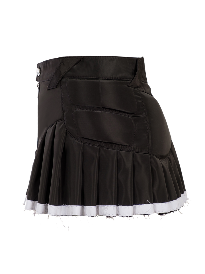 Natasha Zinko PLEATED MOTO SKIRT