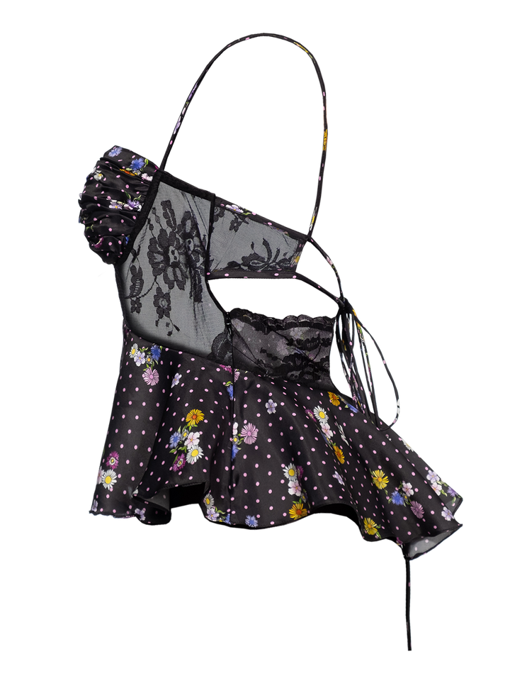 Natasha Zinko Polka Dot Camisole Top